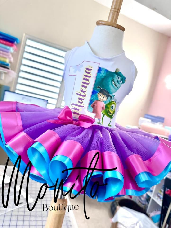 TUTU OUTFIT - BACK CROSS Monster INC